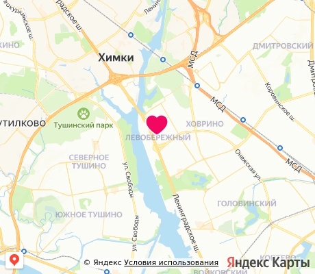 На карте