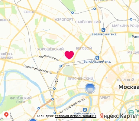 На карте