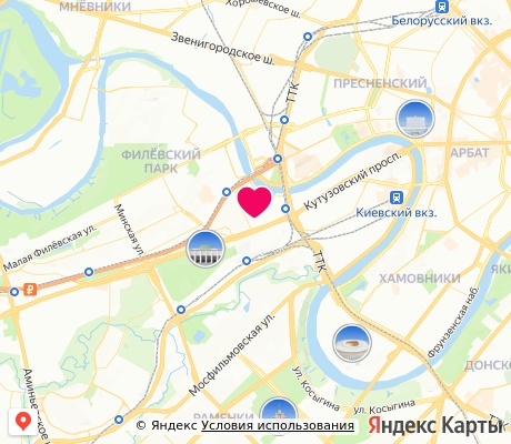 На карте