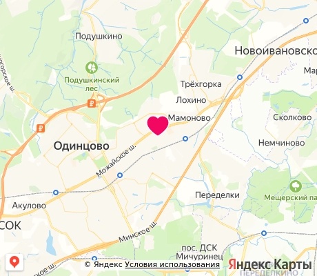 На карте