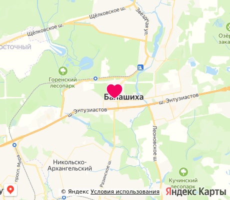 На карте
