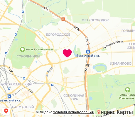 На карте