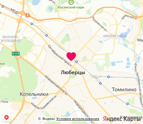 На карте