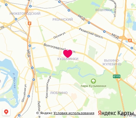 На карте