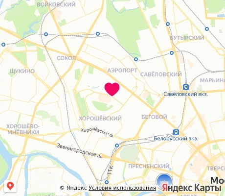 На карте