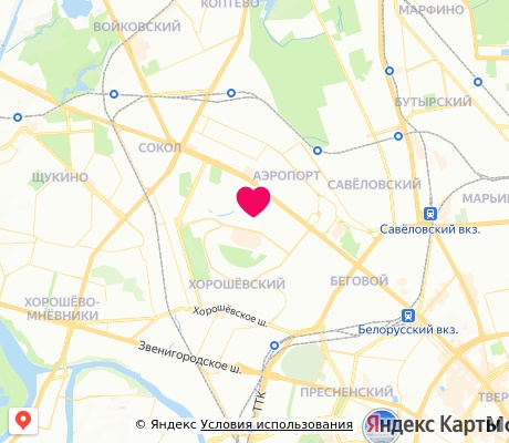 На карте