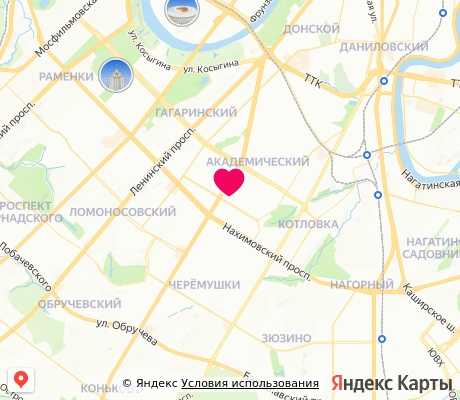 На карте