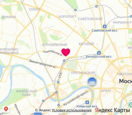 На карте