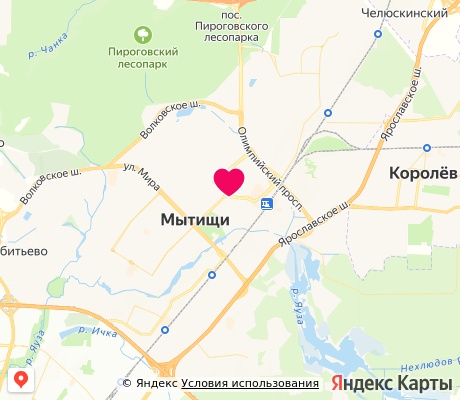 На карте