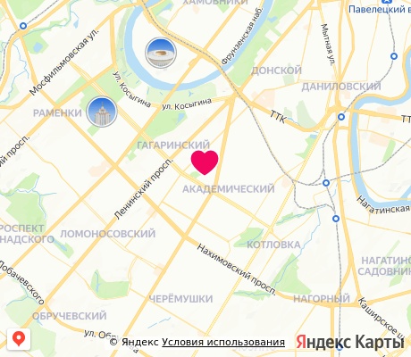 На карте