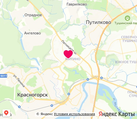 На карте