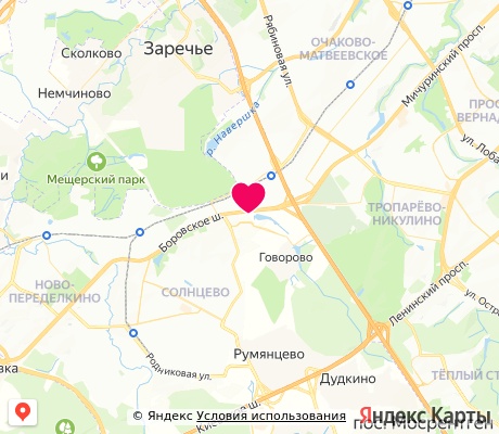 На карте