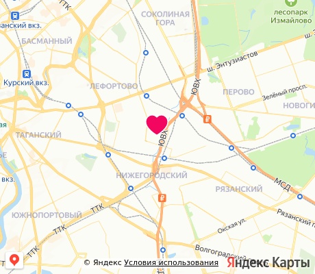 На карте