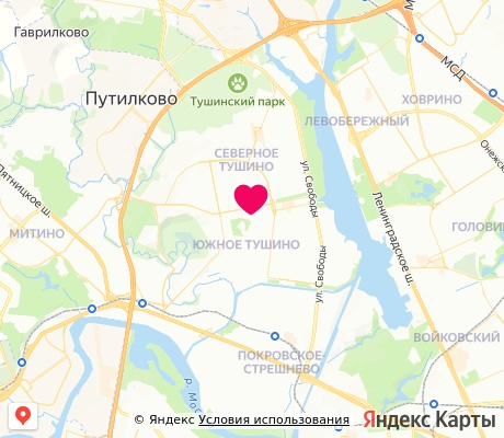 На карте