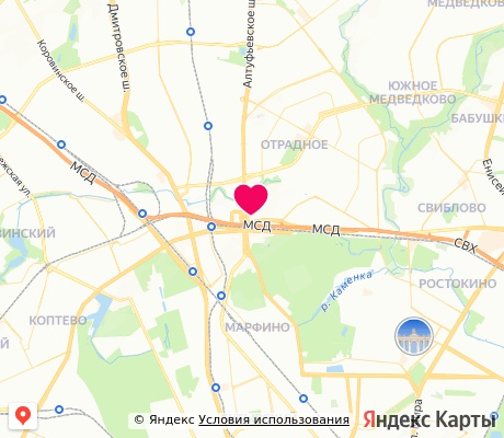 На карте