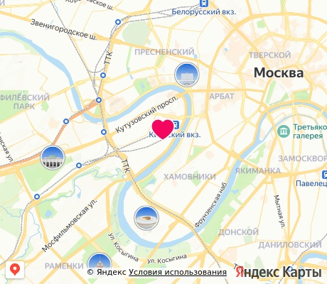 На карте