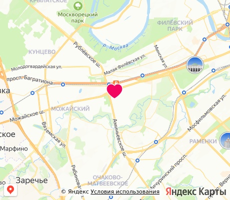 На карте
