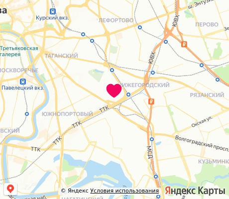 На карте