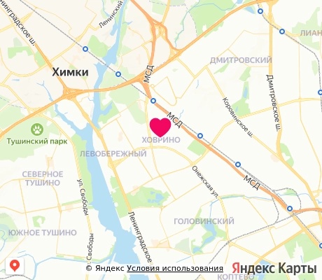 На карте