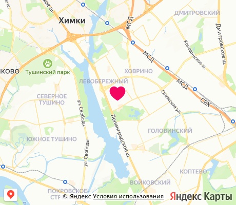 На карте