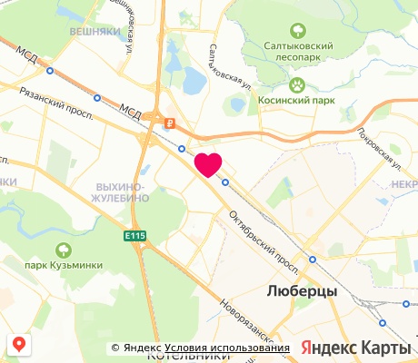 На карте