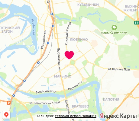 На карте