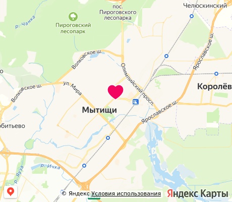 На карте