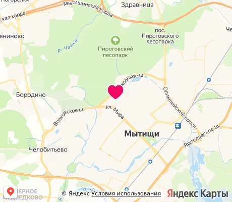 На карте