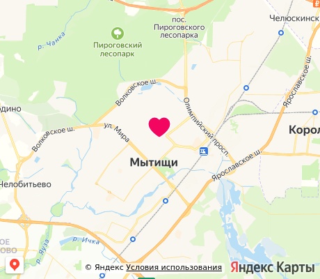 На карте