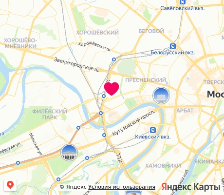 На карте