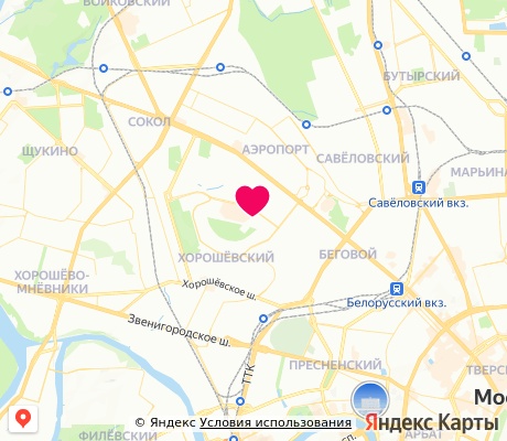 На карте