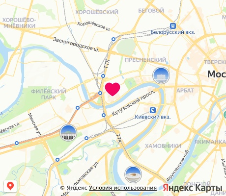 На карте