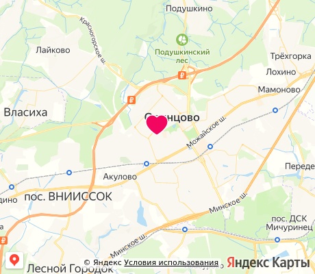 На карте