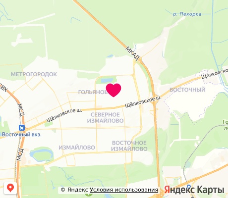 На карте