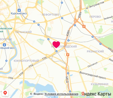 На карте