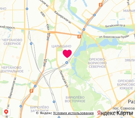На карте