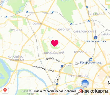 На карте