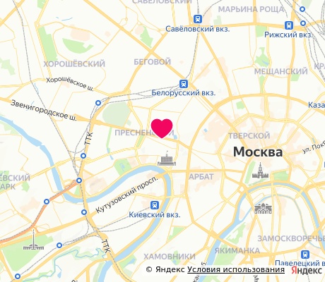 На карте