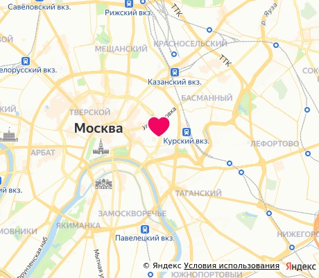 На карте