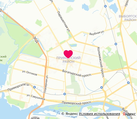 На карте