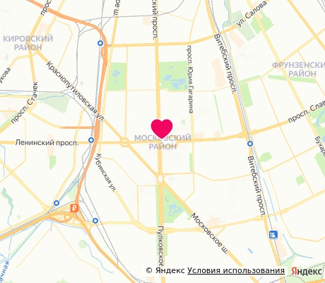 На карте