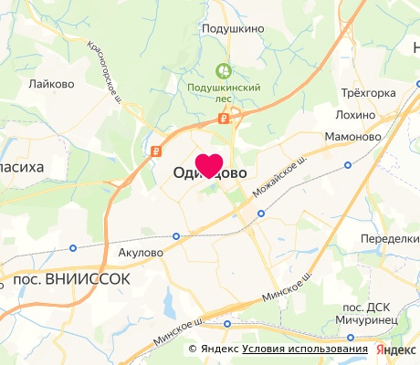 На карте