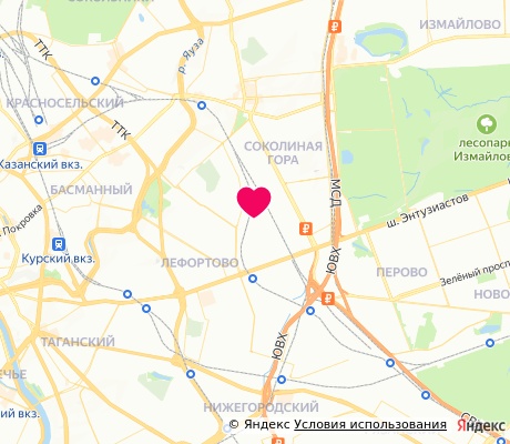 На карте