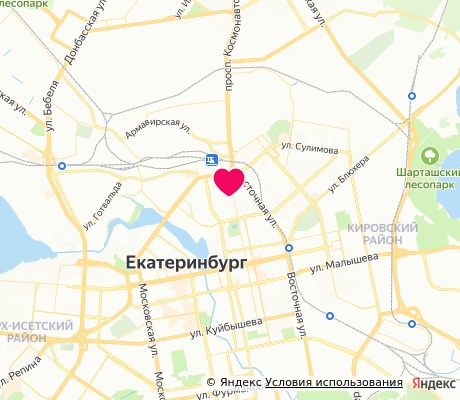 На карте