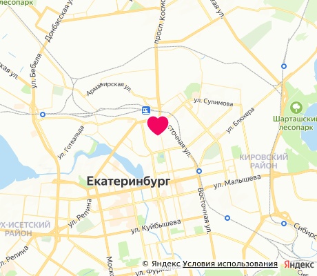 На карте