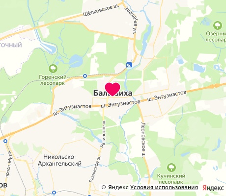 На карте