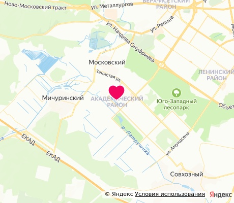 На карте