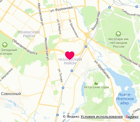 На карте