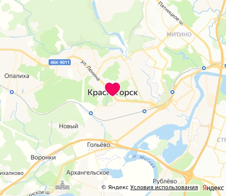 На карте