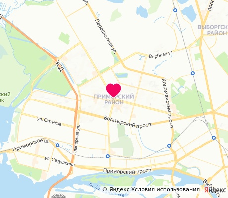 На карте